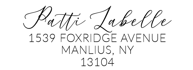 The Labelles - Return Address Stamp