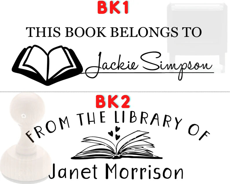 Self Inking Book Stamp | This Book Belongs To
