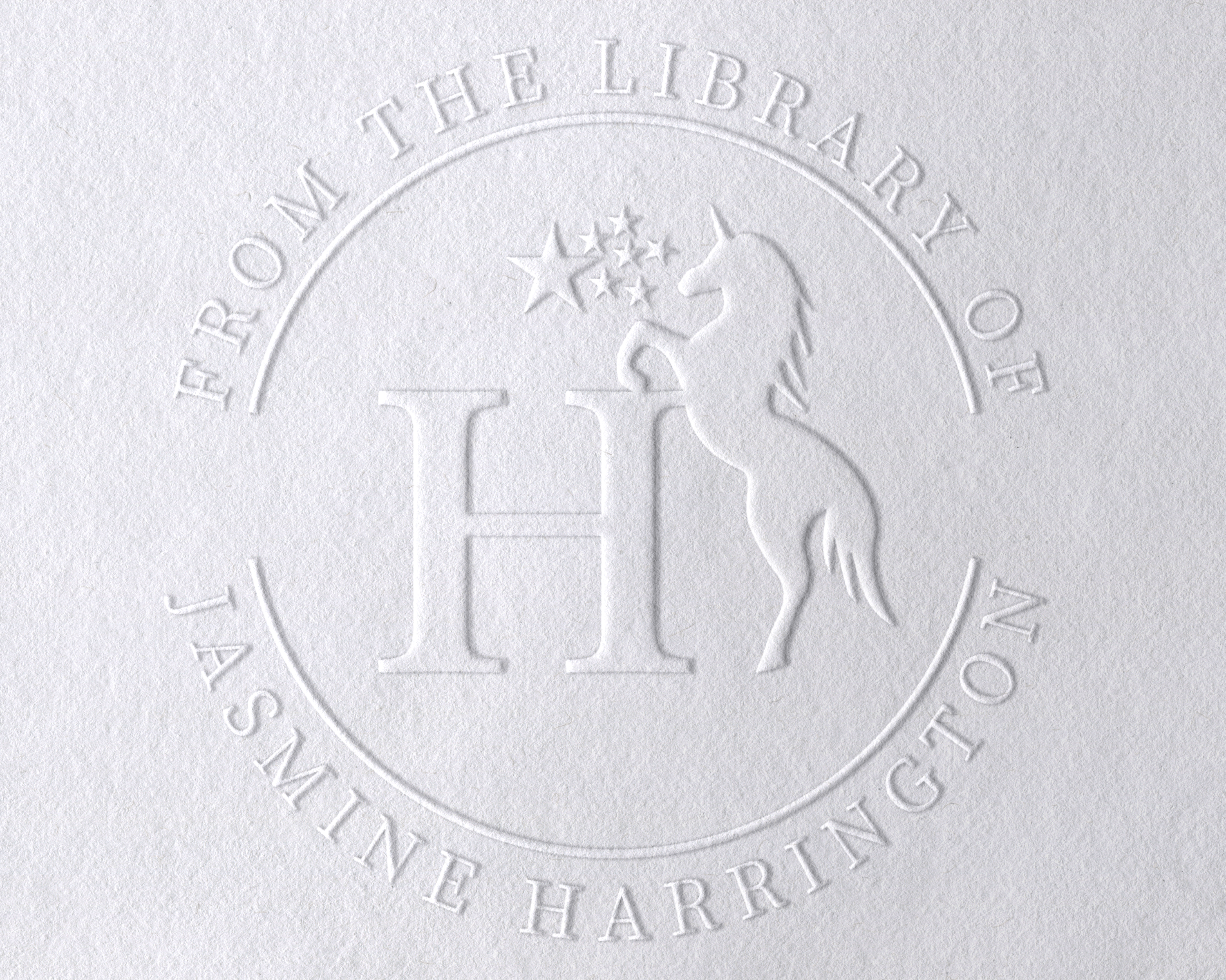 Personalized Book Embosser - UnicornMono 1