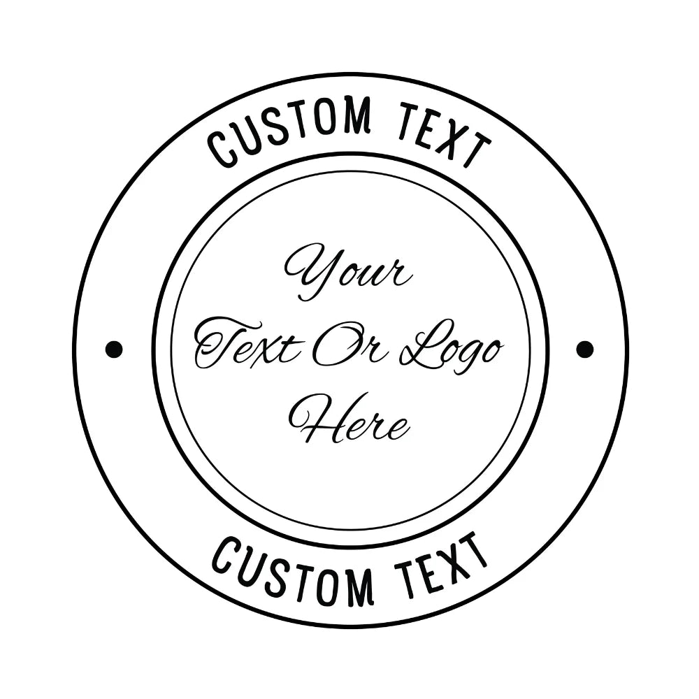 Custom Wood Handle Logo Stamp | Upload