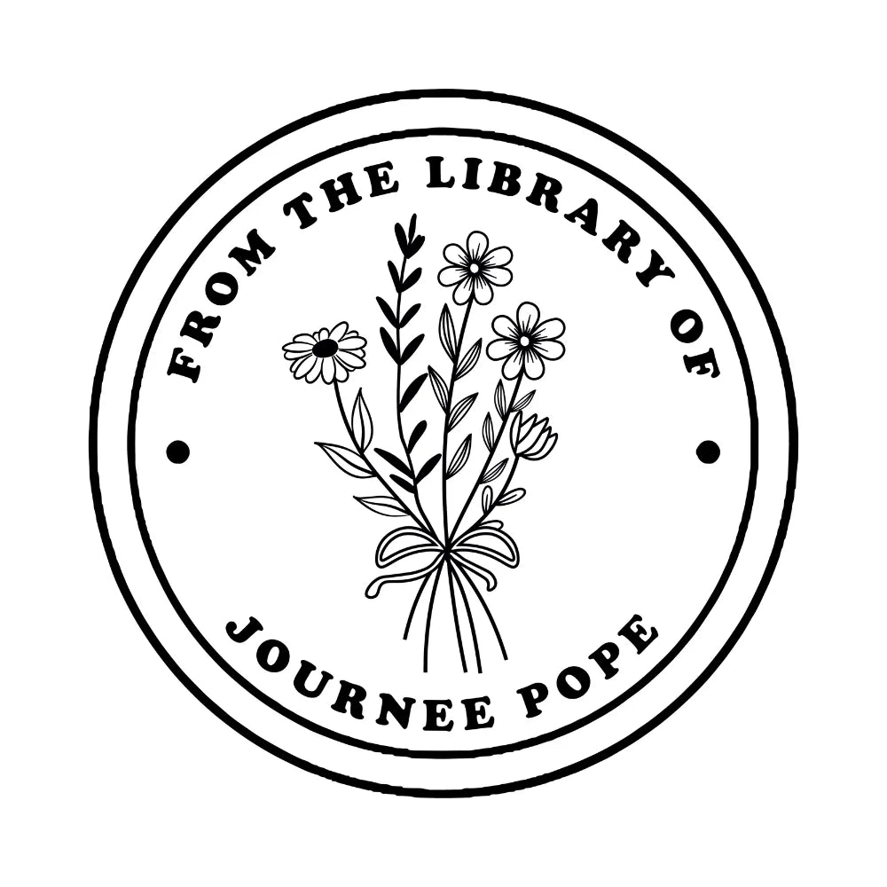 Wildflower Style Book Stamp