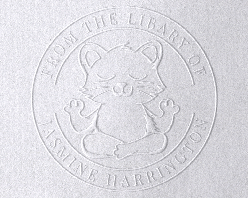 Personalized Book Embosser - YOGA-CAT