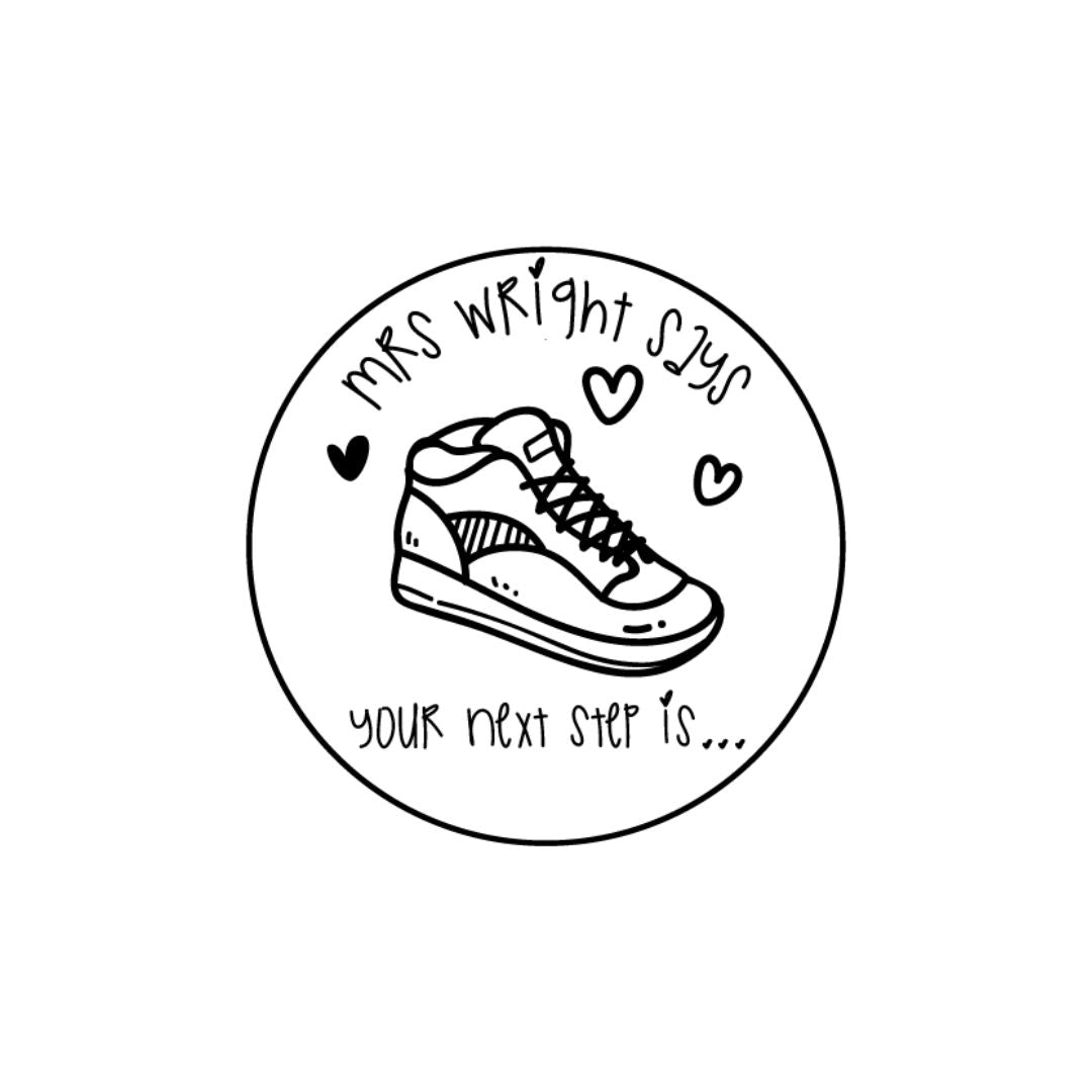 Your Next Step Teacher Stamp