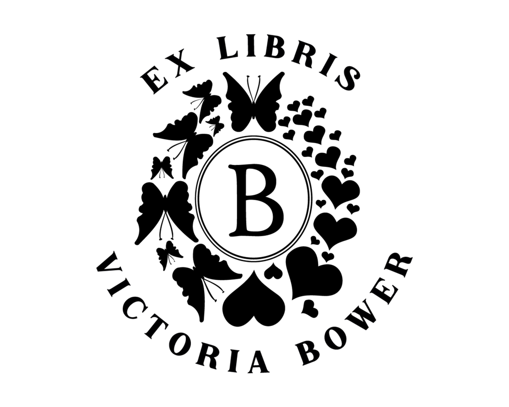 Personalized Book Wooden Handle Stamp - butterflymono