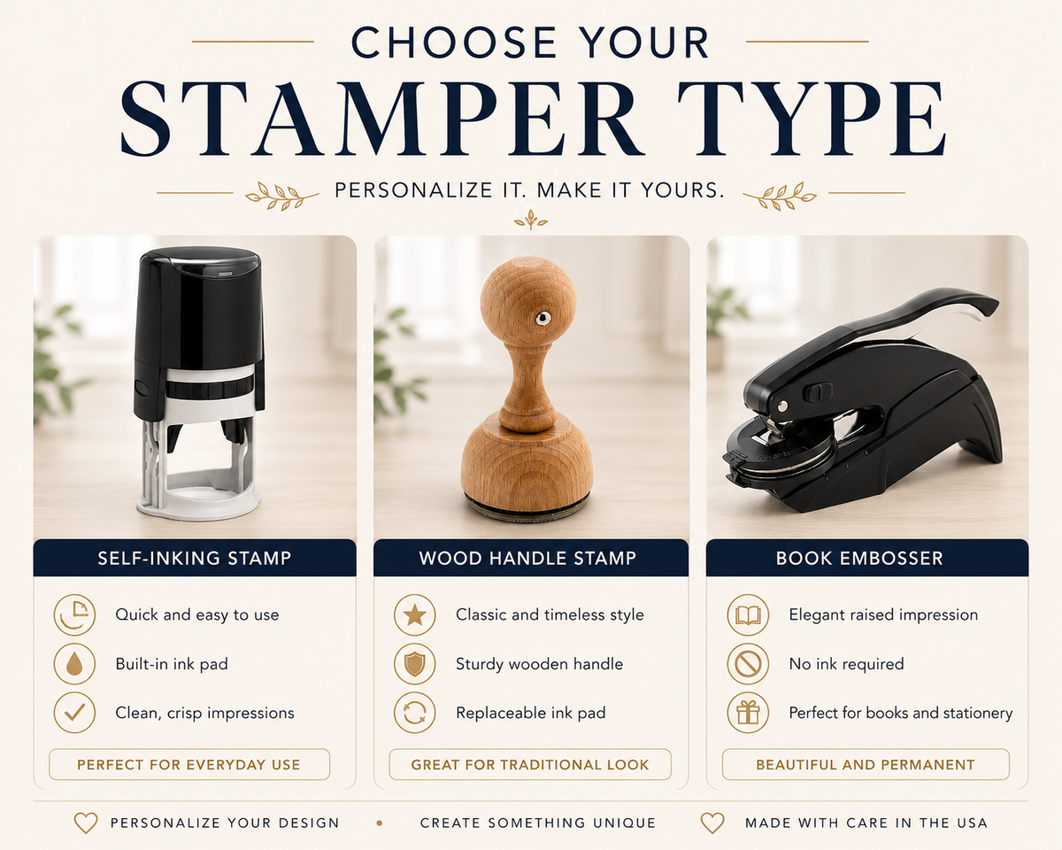 New Custom Book Stamp Designs