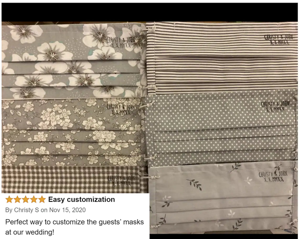 Stamp on Fabric with Ink