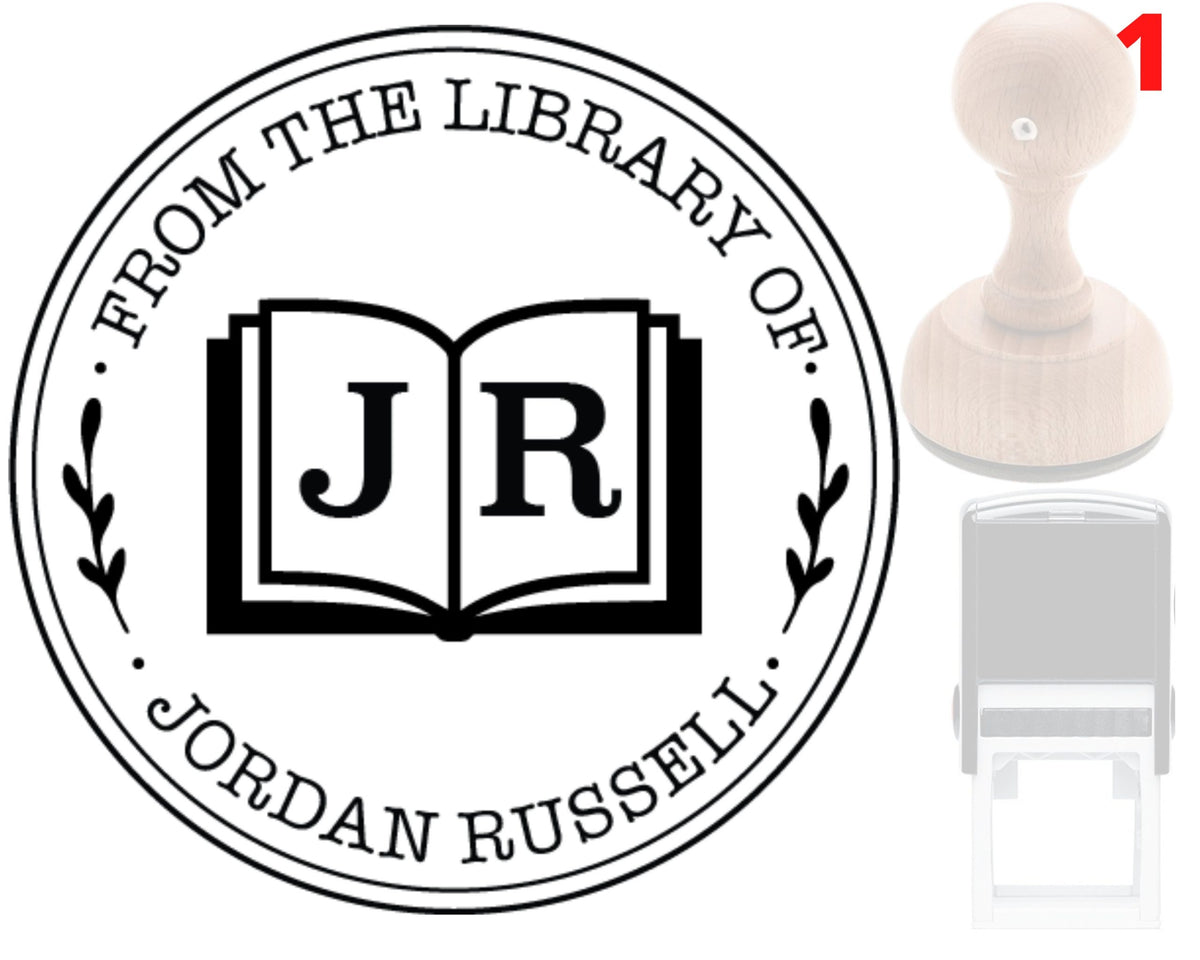 Custom Book Stamp | This Book Belongs To | From The Library Of |  Library Book Embosser | Book Stamp, Bookplate Stamp, Book Lover Gift