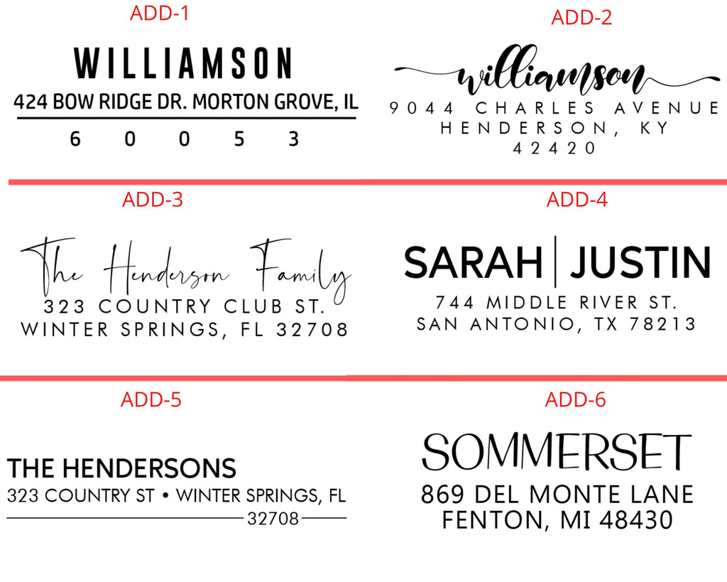 Address Stamp Self Inking Custom Return Address Stamp Address Mail  Custom Address Stamper - Wedding Invitation