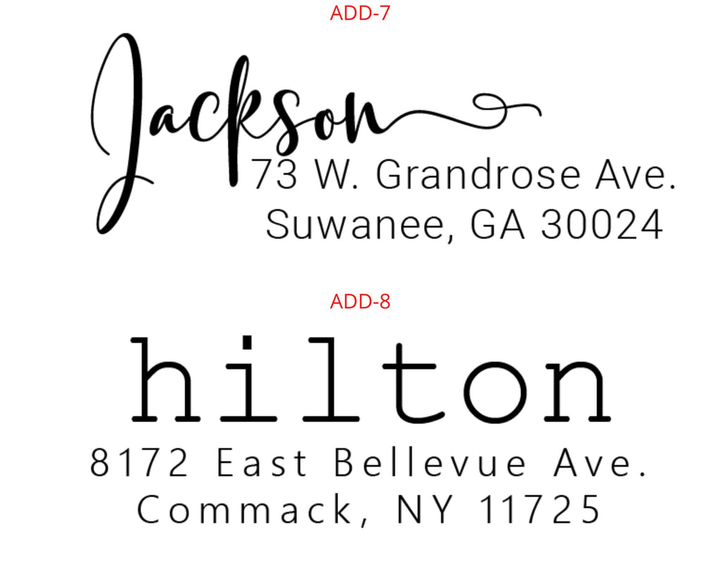 Address Stamp Self Inking Custom Return Address Stamp Address Mail  Custom Address Stamper - Wedding Invitation