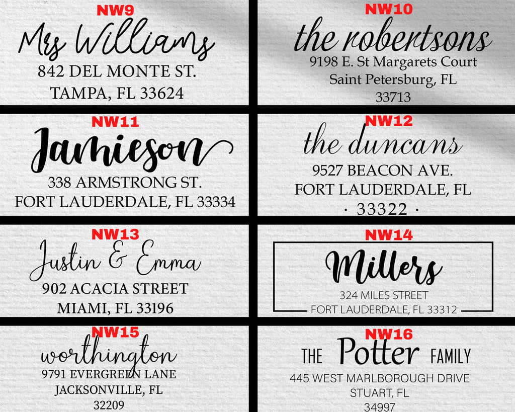 Custom Return Address Stamp | Self Inking Return Address Stamps Housewarming Gift Address Stamper