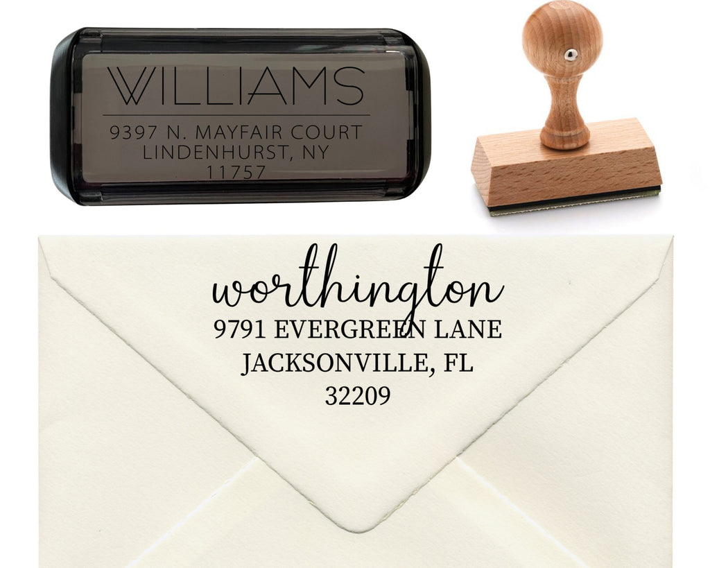 Custom Return Address Stamp | Self Inking Return Address Stamps Housewarming Gift Address Stamper