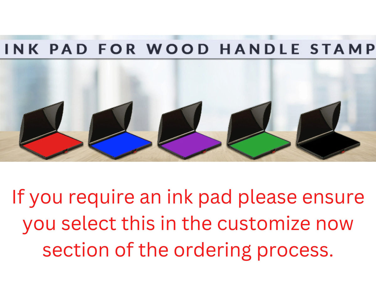 Laser Engraved Custom Logo Stamp, Wood Hand Stamp, Rubber Stamper for Branding, Personalized Small Business Packaging Stamp