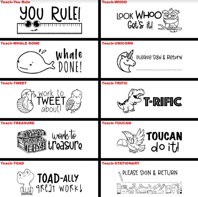 Custom Teacher Stamps