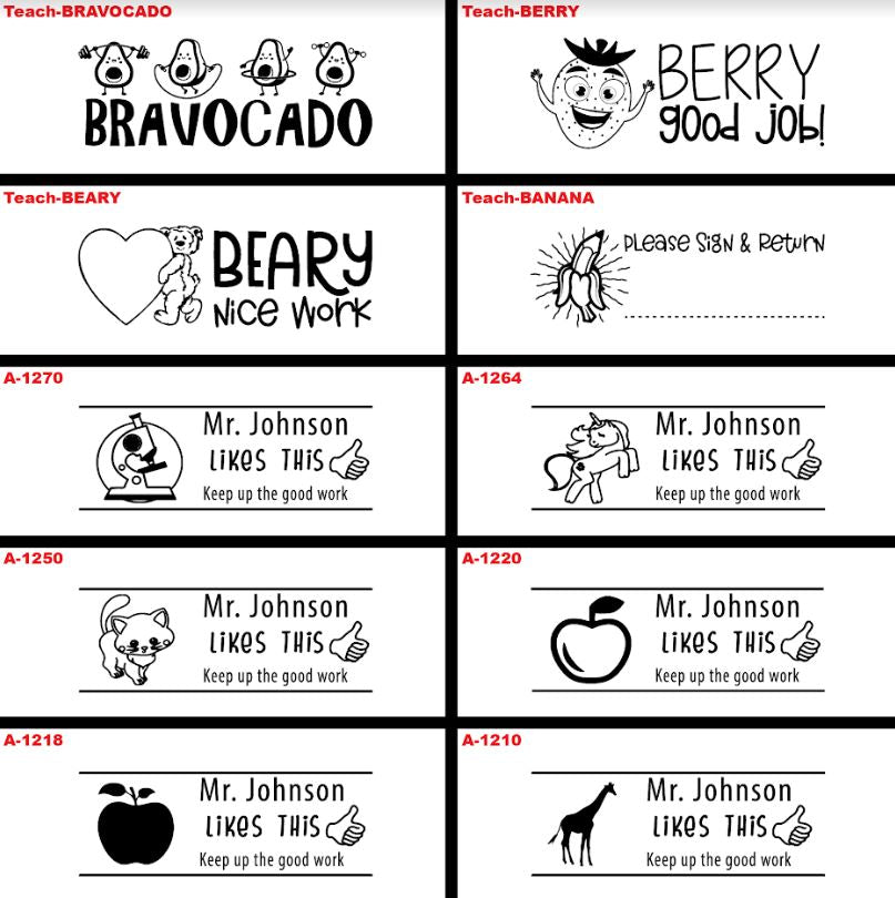 Custom Teacher Stamps