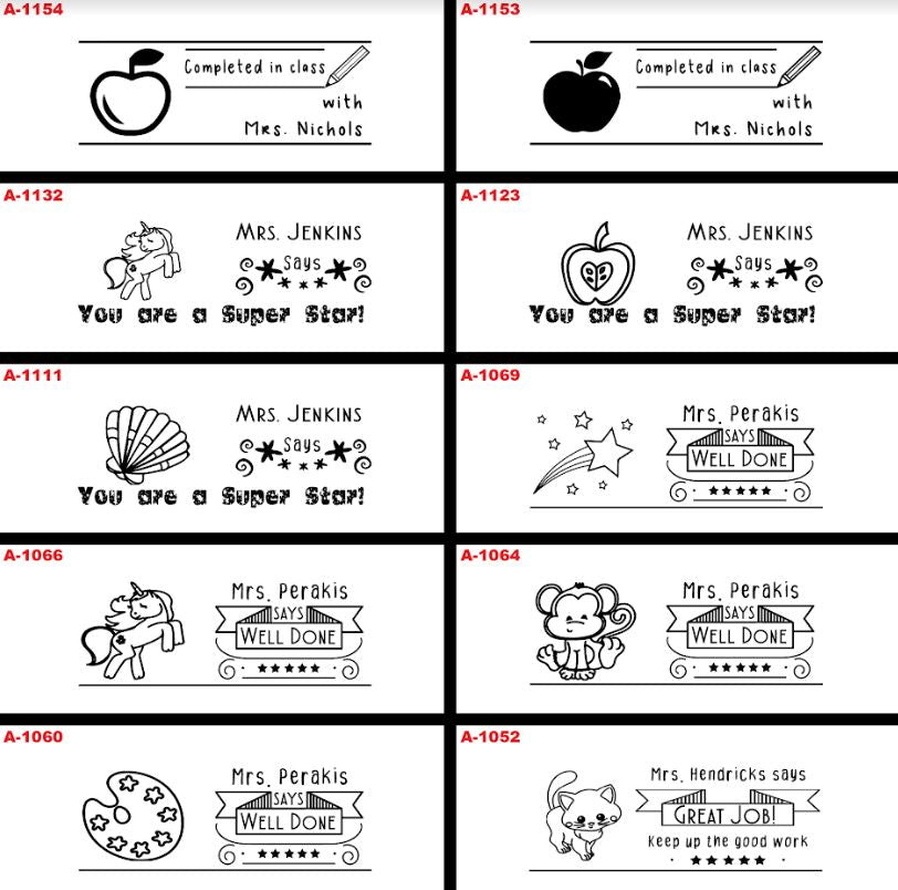Custom Teacher Stamps